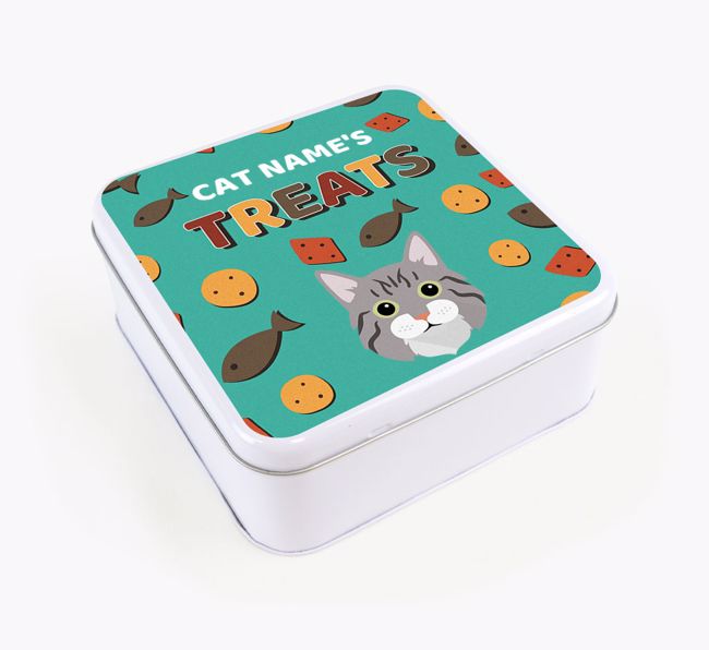 'Treats' - Personalised Treat Tin for Your {breedFullName}